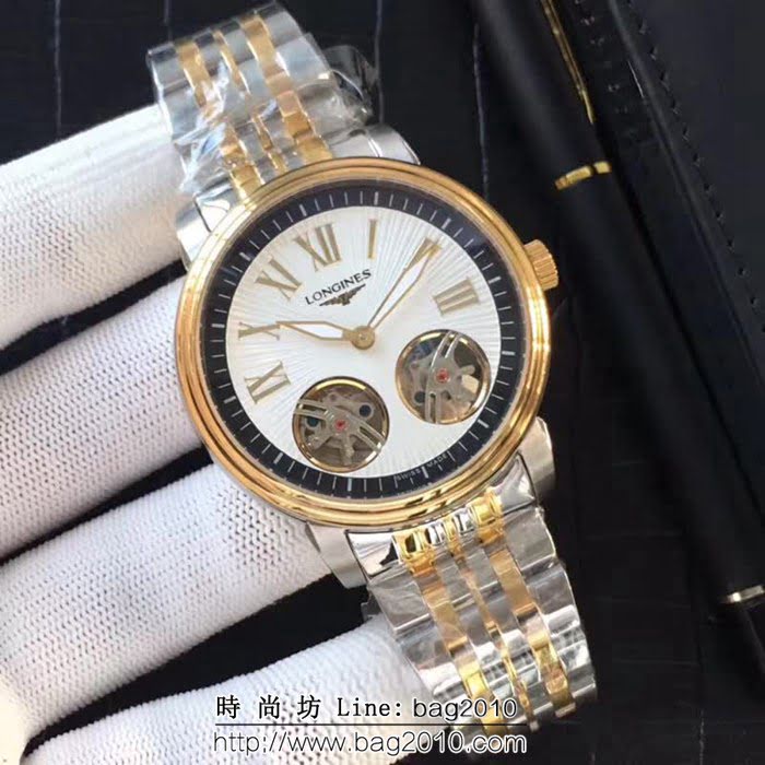 LONGINES浪琴 卓越飛輪 全自動機械 男士腕表 WSS1848
